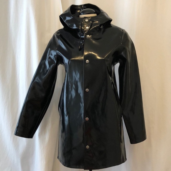 Stutterheim black raincoat. Size XS - Picture 13 of 17